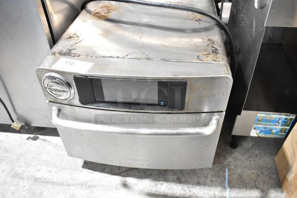 2016 Turbochef Encore 2 Rapid Cook Oven, stainless steel, electric, countertop model. Visible surface wear, 208/240V, 1 phase.