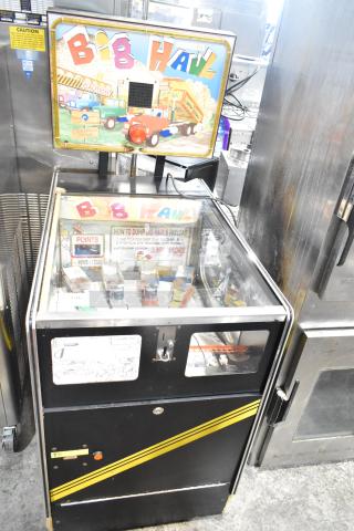 Big Haul metal floor arcade game, 120V, 1 phase. Features vibrant graphics and ticket dispenser. Classic arcade appeal.