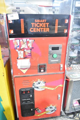 Smart TRC Metal Floor Style Ticket Counting Machine. 120 Volts, 1 Phase. - Item #1227643