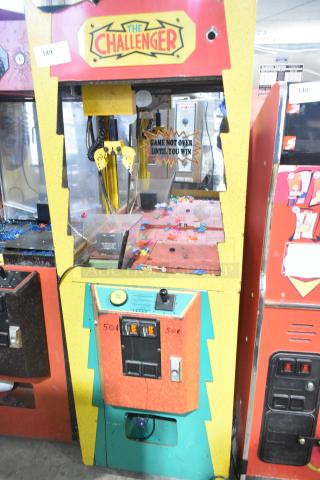 The Challenger Metal Floor Style Claw Machine Game. 120 Volts, 1 Phase. - Item #1227644