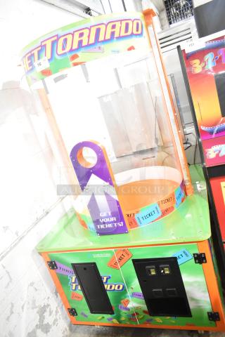 Ticket Tornado Metal Floor Style Arcade Machine. 120 Volts, 1 Phase. - Item #1227647