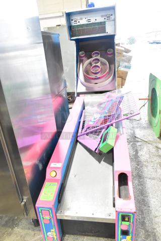 Ice Ball Metal Floor Style Skee Ball Machine. 120 Volts, 1 Phase. - Item #1227648