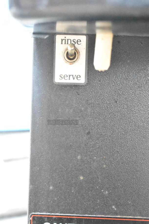 Cecilware GB3K Cappuccino Machine with rinse-serve toggle. Suitable for commercial use, 120 volts, 1 phase.