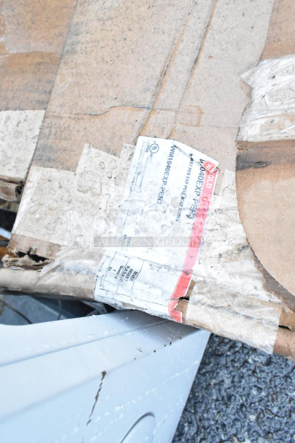 3 Brand New Scratch and Dent Wiremold WM1040EXPPROD Produce Scales in packaging, showing slight box wear.