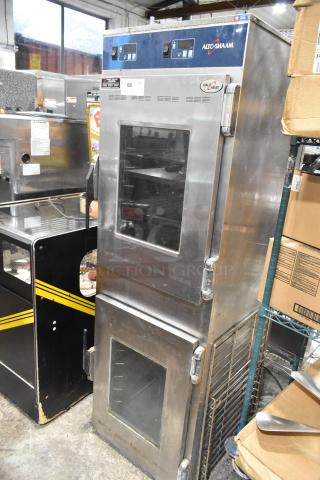 Alto Shaam 1000-UP/P stainless steel holding/proofing cabinet with window doors. 8 pan capacity, 120V, 1 phase.