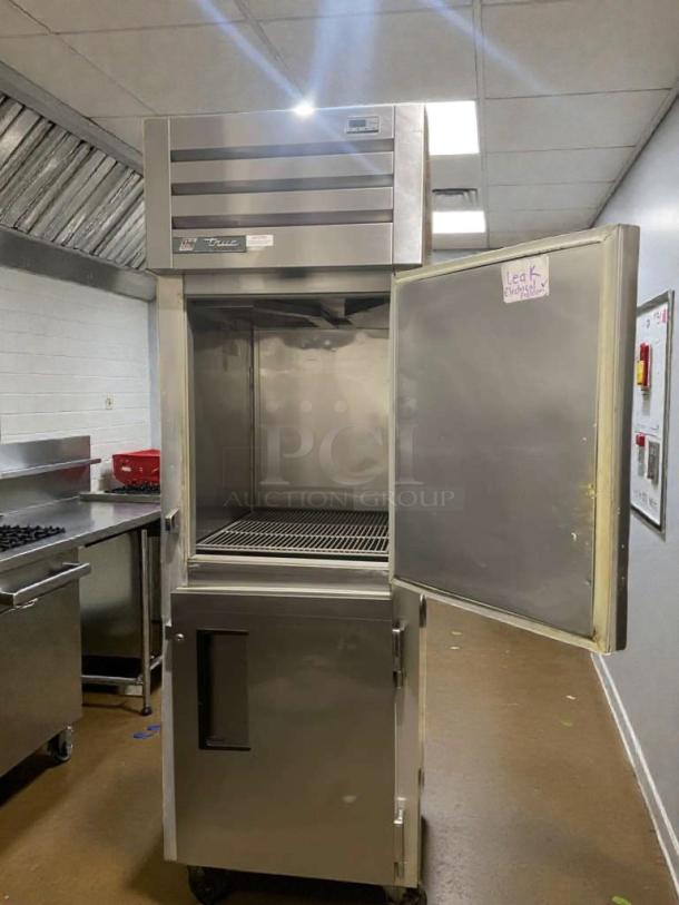 True Manufacturing STMTR-23 commercial reach-in refrigerator, stainless steel, excellent condition, 115V, fully tested.