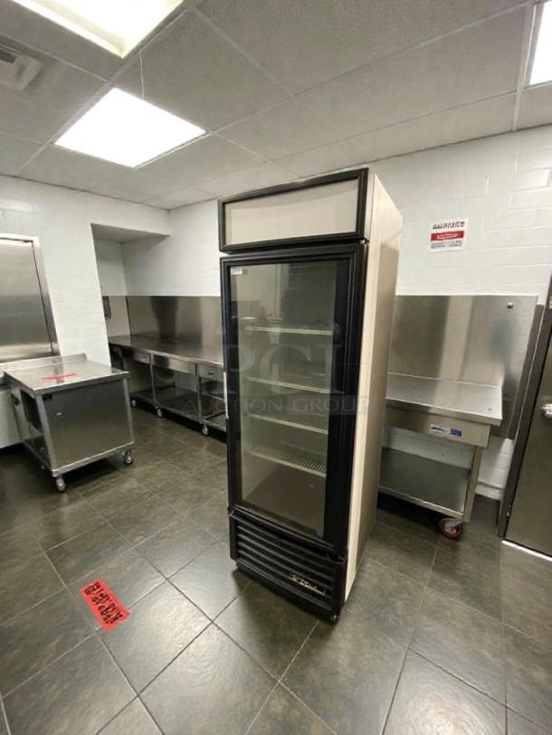 True GDM-23 glass door merchandiser refrigerator, premium condition, fully tested, 115V/single phase, by True Manufacturing Co.
