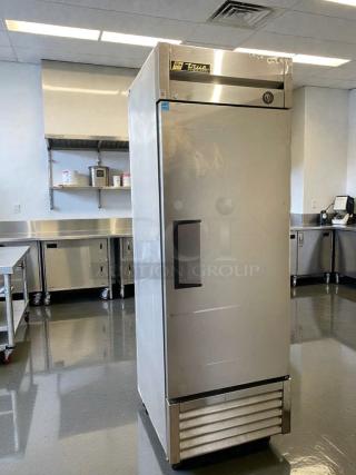 Pristine True T-23F commercial reach-in freezer, 115V, tested and working, stainless steel, made by True Manufacturing Co.