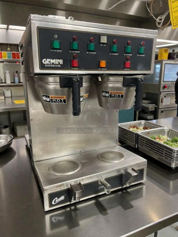 Wilbur Curtis GEM312IL commercial coffee brewer in high-grade condition, fully tested, 120V/single phase, Montebello, CA.