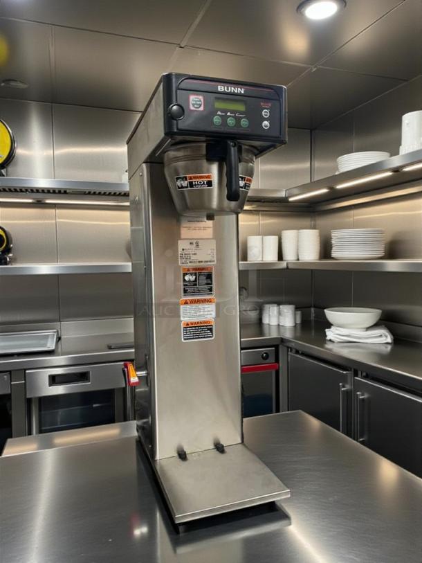 BUNN ICB-DV Tall commercial coffee brewer in premium condition, 120V, single-phase. Fully tested and working, by BUNN-O-Matic Corp.