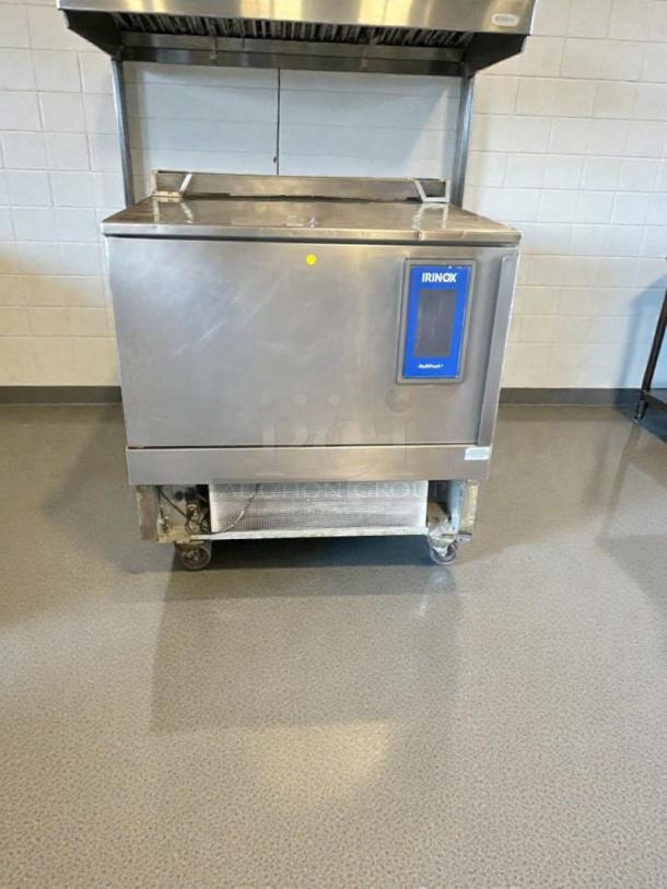 IRINOX MF30.2 commercial blast chiller/freezer, top-tier condition, stainless steel, 208V/3 phase, fully tested.