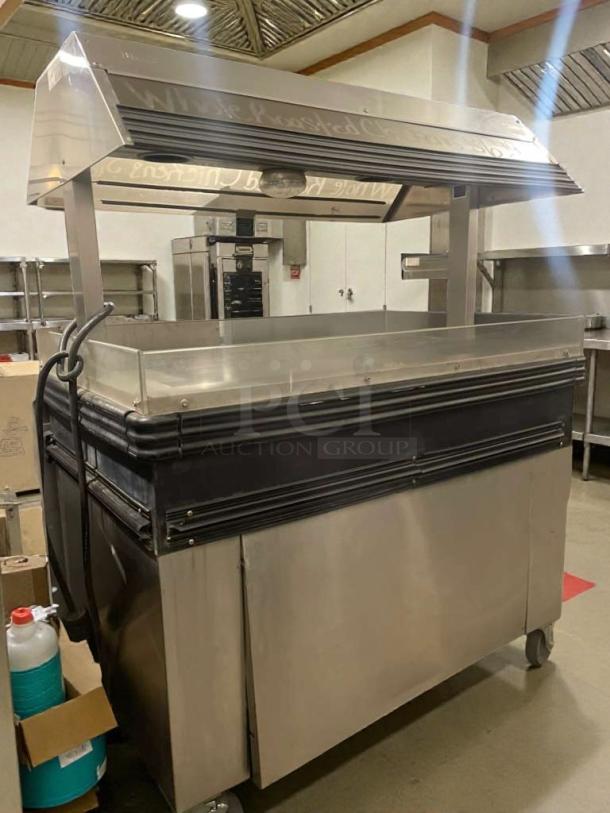BK Mauldin MM-4A heated serving station, stainless steel, premium condition, 120V, single-phase, commercial use.