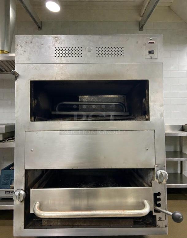 Southbend P32D-171 32" Infrared Range Broiler with Oven, natural gas, premium condition, fully tested, USA-made.