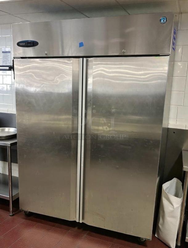 Hoshizaki CF2S-FS commercial reach-in freezer, outstanding condition, stainless steel, 115V/single phase, fully tested.