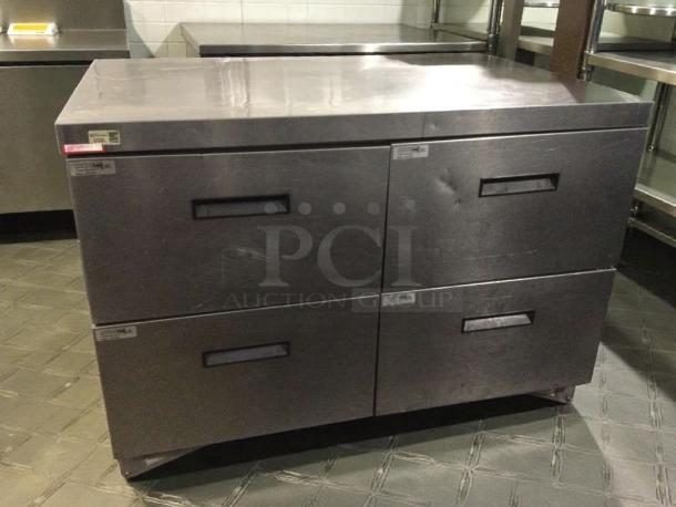 Exceptional condition Delfield UCD4448N refrigerated drawer unit, stainless steel, fully tested, 115V/single phase.