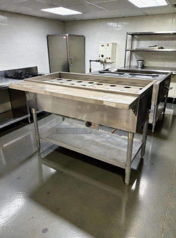 Eagle Group WT3-240 electric steam table, 240V, single-phase, stainless steel, fully tested and working, premium condition.