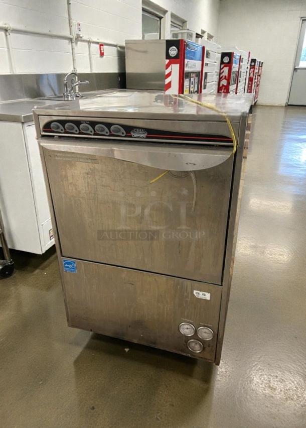 KRONO DW78M undercounter dishwasher, high-grade condition, 208-240V single phase, fully tested, CMA Dishmachines branding visible.