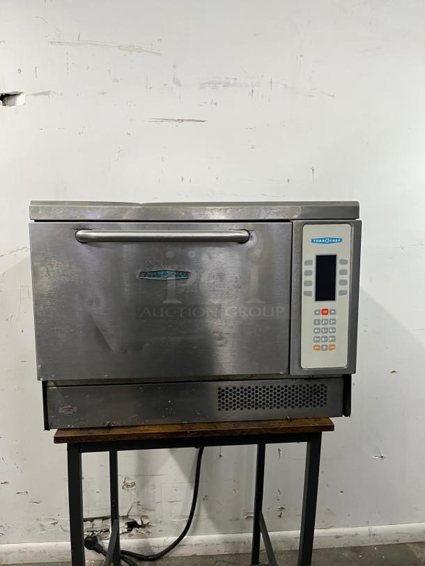 Turbo Chef NGC Rapid Cook Ventless Convection Oven, Model Tornado, stainless steel, control panel, lightly worn condition.
