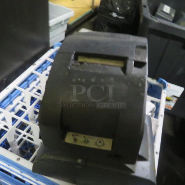 Epson Thermal Printer M188B with visible wear, no tags. Suitable for point-of-sale systems.