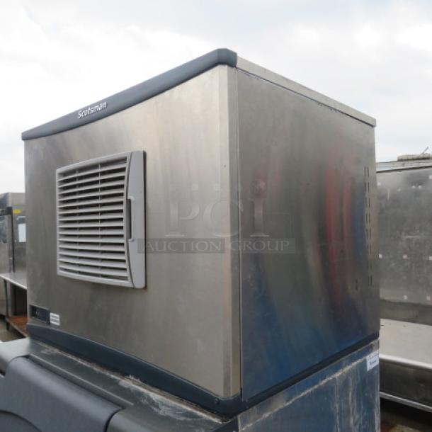 Scotsman Ice Maker, Model CO33OSA-1E, stainless steel, 30.5x24.5x23 inches, 115 Volt, excellent condition.