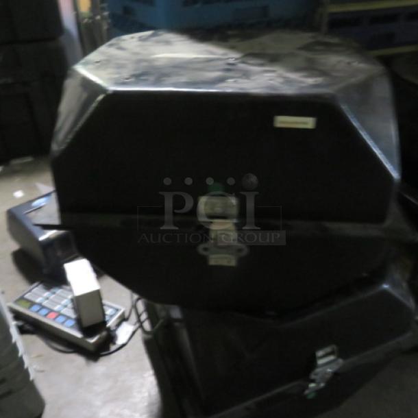 Alt text: Commercial stainless steel 3-tier chocolate fountain, 115V, 1500W. Features durable build; valued at $3,471.71.