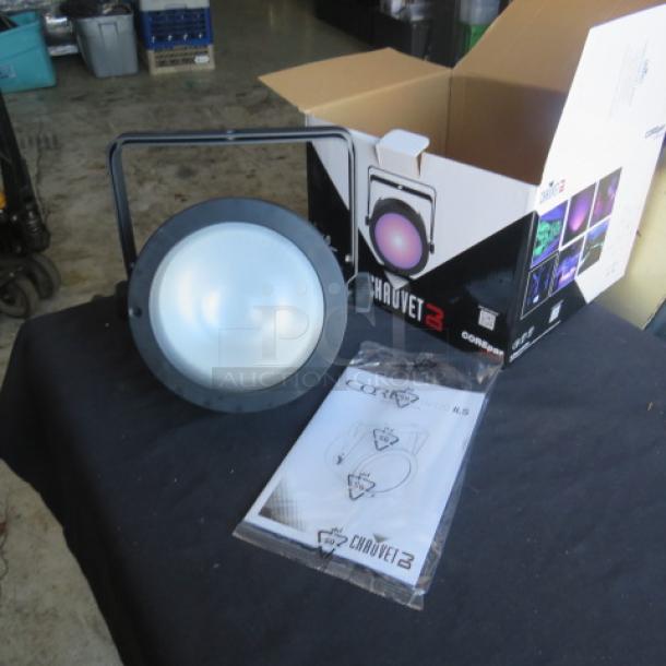 Chauvet Corpar UV120ILS LED stage light, new condition, includes original packaging and manual, 120-230 Volt.