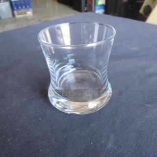New 12oz rocks glass, model 12XBID. Clear glass with a wide base, excellent condition. Perfect for cocktails.