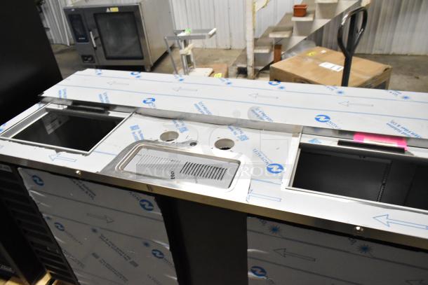 Brand new Beverage Air DD68HC-1-C-B kegerator, metal with scratch and dent, single tap, 115V, 1 phase, protective wrap intact.