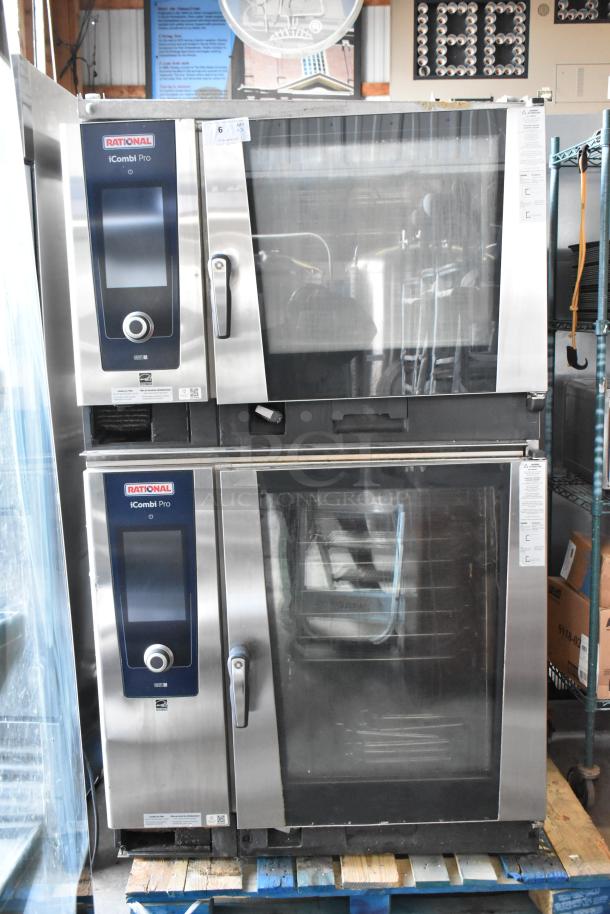 Rational iCombiPro convection ovens, model LM100CE.AXXXX/LM100EE.AXXXX, stainless steel, electric, 440/480V, 3-phase.