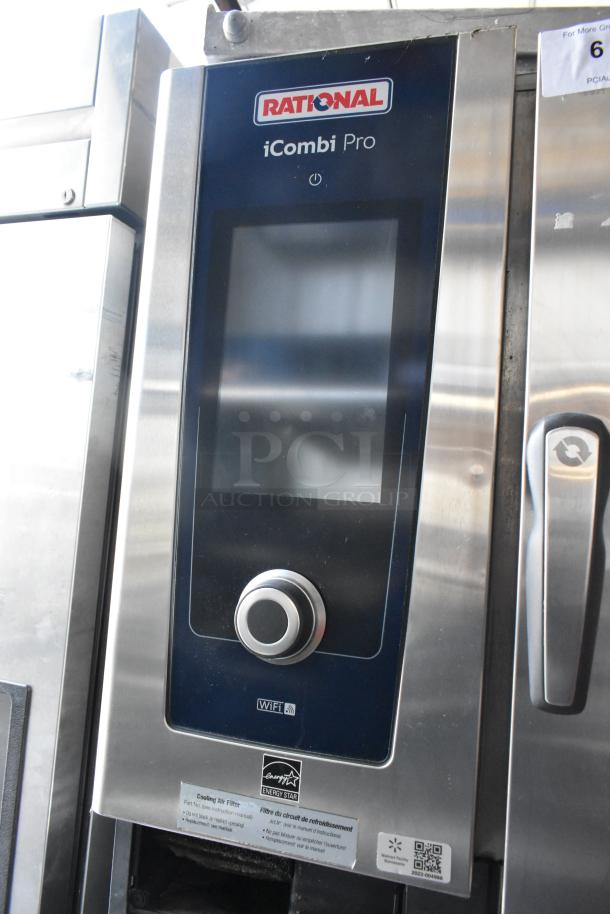 Rational iCombiPro stainless steel convection oven, model LM100CE.AXXXX/LM100EE.AXXXX, 440/480V, 3-phase, Energy Star rated.