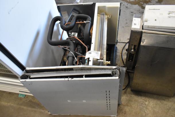 2024 Scotsman MC0522SW-32A stainless steel commercial ice machine head, 28-230 volts, 1 phase, visible interior components.