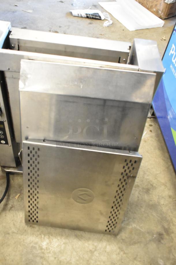 Prince Castle CTS-WS stainless steel vertical contact toaster, 120V, 1-phase, commercial countertop model.