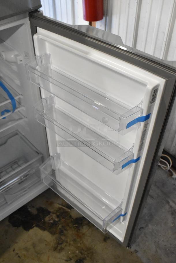 Frigidaire EFR780-T-6COM metal reach-in cooler with freezer, 115 volts, 1 phase, features clear shelving; new condition.