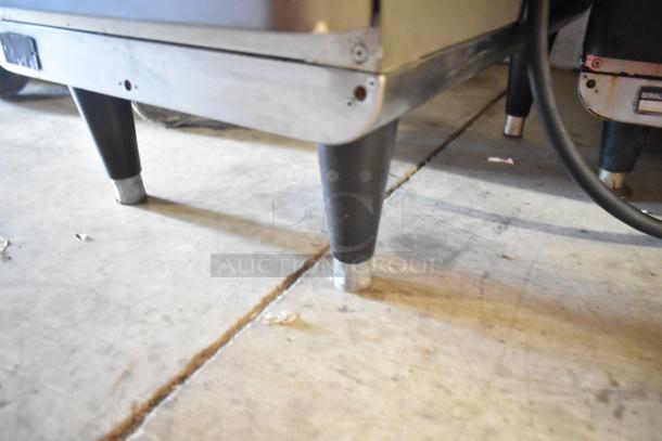 2020 Turbochef NGO rapid cook oven, electric-powered, 208/240 volts, shown with sturdy metal legs, model details unclear.