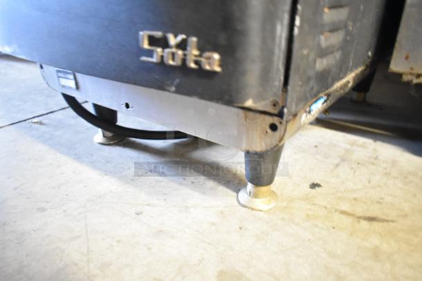 Turbochef NGO rapid cook oven, metal, electric-powered, 208/240 volts, 1 phase. Visible wear. Model marking: Sota.