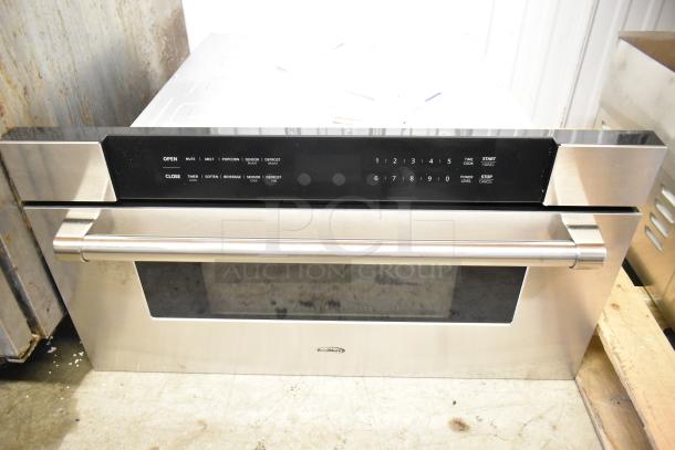 Brand new 2025 KoolMore KM-MD30-SS stainless steel 30 in. microwave drawer, 1.2 cu. ft. capacity, slight scratches.