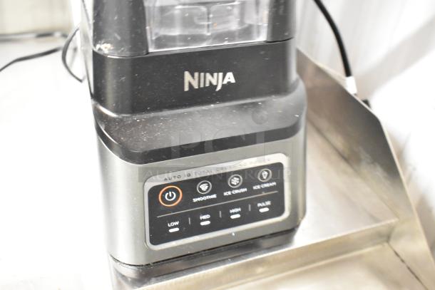 Ninja countertop food blender with pitcher, 120 volts, 1 phase, features Auto-iQ control panel.