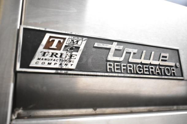 2016 True T-35 commercial cooler label, stainless steel, poly-coated racks, on casters, 115V, 1-phase.