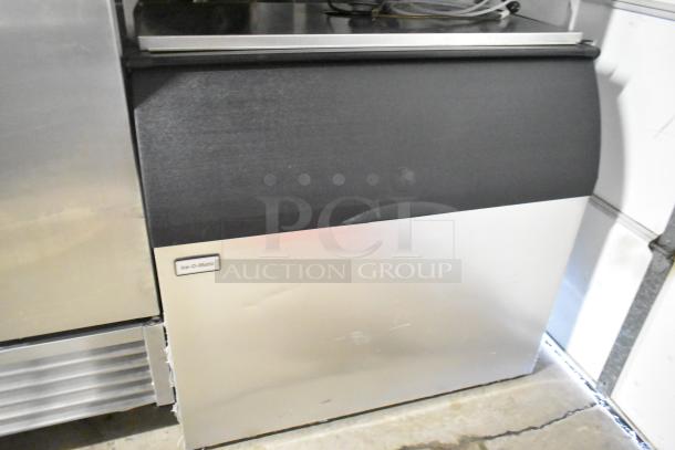 2024 Follett HMC1410WBT stainless steel ice machine head on Ice-O-Matic bin, 1475 lb/day, 208-230V, 1 phase, commercial use.
