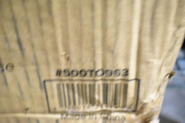 Cardboard box with visible barcode and marking "#500TO962", containing various items including Choice To Go containers and Purell wipes.