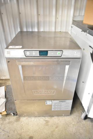 2020 Hobart LXER Stainless Steel Commercial Undercounter Dishwasher. 120/208-240 Volts, 1 Phase. - Item #1228033