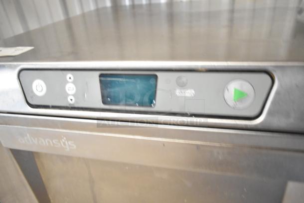 2020 Hobart LXER undercounter dishwasher, stainless steel, controls visible, 120/208-240V, 1 phase, commercial use.