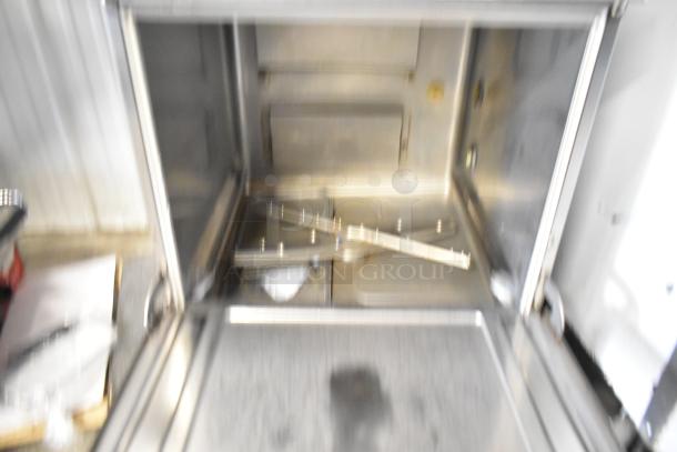 2020 Hobart LXER commercial undercounter dishwasher, stainless steel interior, 120/208-240 volts, 1 phase.