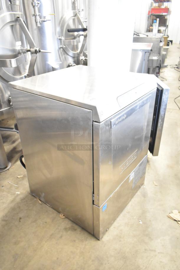 2019 Hobart LXER stainless steel commercial undercounter dishwasher, 120/208-240 volts, 1 phase, good condition.