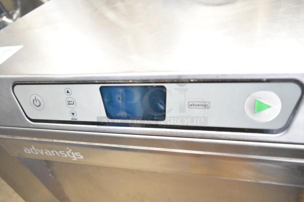 2019 Hobart LXER stainless steel undercounter dishwasher with control panel. Model LXER, 120/208-240V, 1 Phase.