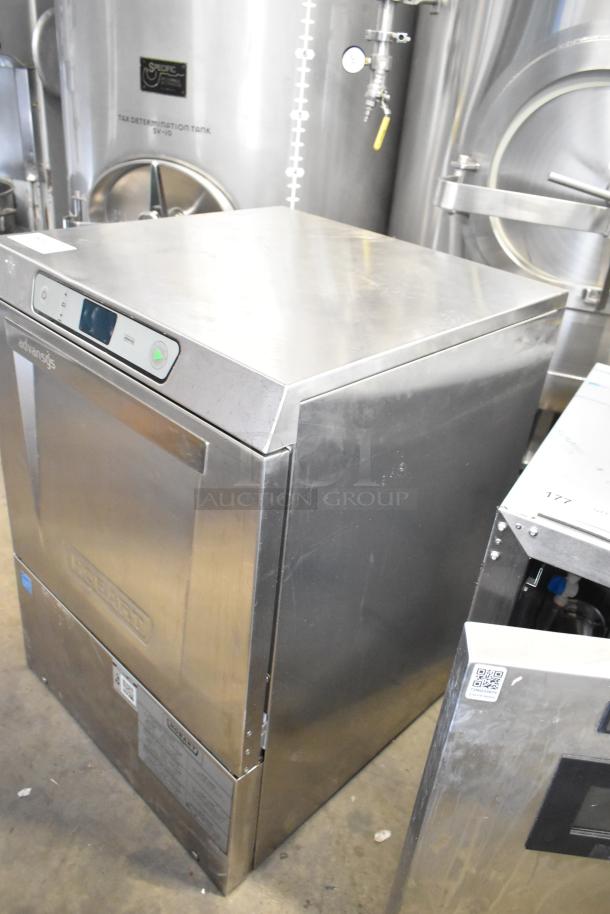 2019 Hobart LXER stainless steel commercial undercounter dishwasher in good condition, 120/208-240V, 1 phase.