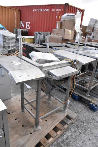 Hobart HWS-4 Stainless Steel Commercial Floor Style Wrapping Station. 120 Volts, 1 Phase. - Item #1228099