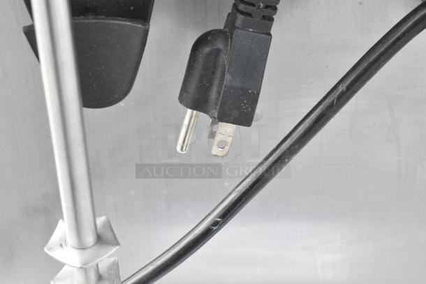 AvaMix DM-B-21C stainless steel drink mixer plug and cable, 110-120 Volts, 1 Phase, countertop model.