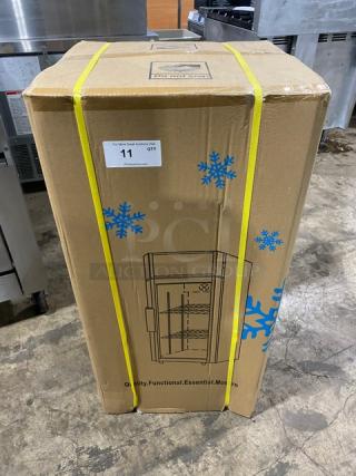 ProCool T-80L single glass door merchandiser in original packaging. New condition, boxed with protective straps.