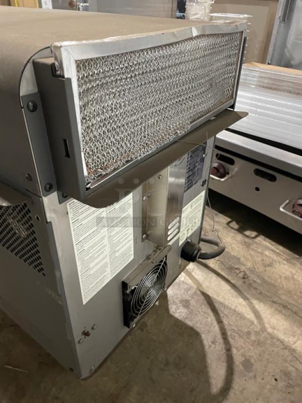 TurboChef NGO 2015 commercial electric countertop rapid cook oven, digital push controls, 208/240V 1 Phase, on legs.